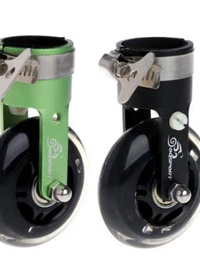 Portable Folding Bike Auxiliary Roller Wheel Foldable Bicycl