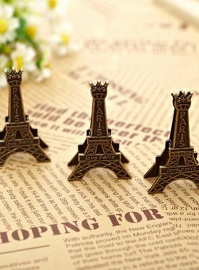 1PC Effiel Tower Paris Metal Memo Paper Clips for Message De