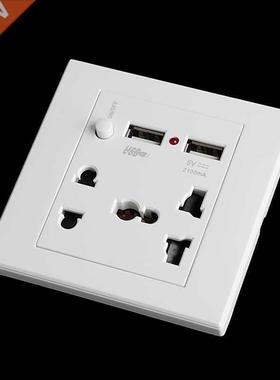 2.1A Dual USB Wall Socket Charger DC/ACPower Adapter Plug Ou