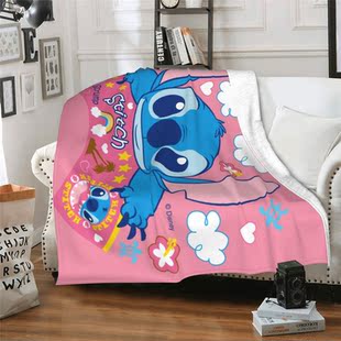 Cartoon Stitch Blanket Cute Monster Flannel Children Adult