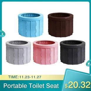 Portable Toilet Seat Potty Car Travel Camping Hiking Long