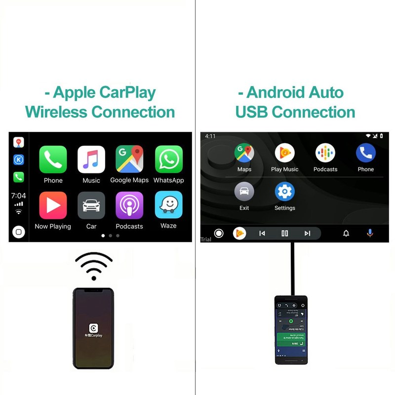 Car Navigation With The Same Screen Carplay Wireless Bluetoo