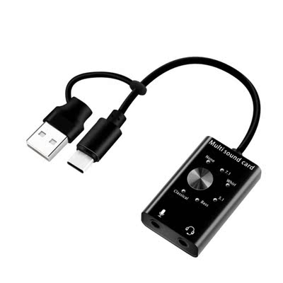 External Sound Card Plug and Play Sound Card Adapter Externa