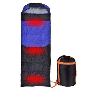 Camping Heating Sleeping Bag Down Cotton USB Heating Single