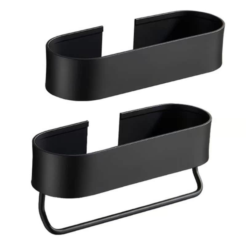 Wall Mounted Shampoo Holder Bathroom 2-in-1 Storage Tray wit