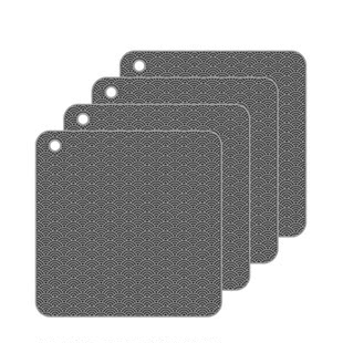 4pcs Silicone Pot Holders Multifunctional Table Decor Thick