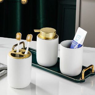 Ceramic Wash Set Bathroom Decoration Accessories Home