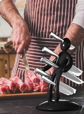 Kitchen Humanoid Knife Holder Set Creative Multifunctional