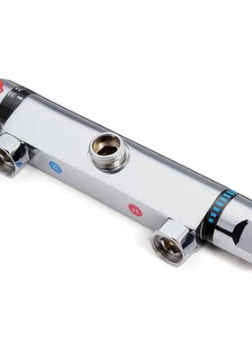 Brass Chrome Wall Mounted Bathroom Thermostatic Faucet Therm