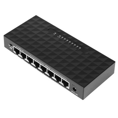 8 Port 10/100 Mbps POE Ethernet Network Switch Lan Hub Ether