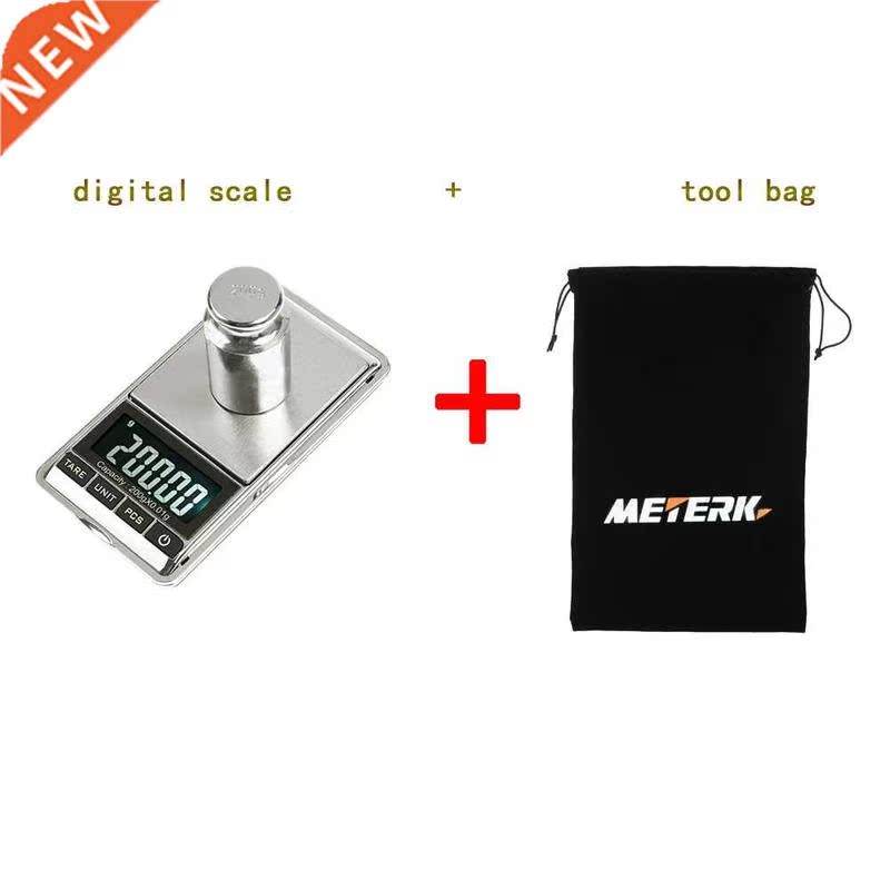Meterk 200g*0.01g Mini Electronic Scale pocket Jewelry Scal