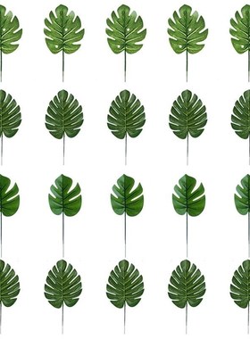20Pcs/Set Lifelike Artificial Leaves Decorative Realistic Fa