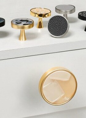Resin S Cabinet Knob chest pulls Knob single hole Drawer Han