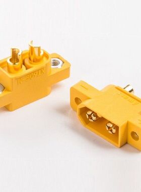 5PCS Yellow XT60E-M Mountable Male Plug Connector For RC