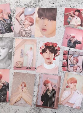 South Korean Groups KPOP Bangtan Boys Poster Photocard LOMO