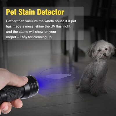 *UV Flashlight Black light UV Lights 21 395nm torch LED Ultr