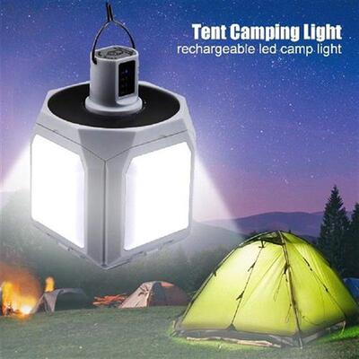 60LED Camping Light USB Rechargeable Bulb with Hook