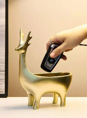 Patung Rusa Resin Kerajinan Ornamen Dekorasi Rumah Desktop