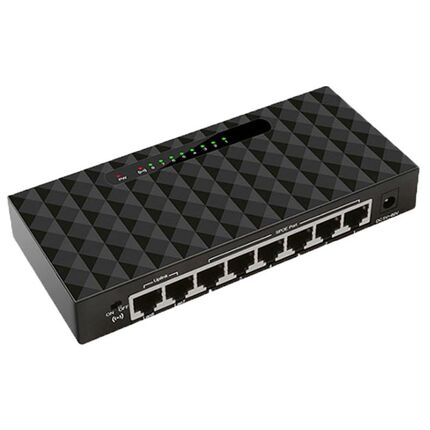 8 Port Gigabit Switch Network Ethernet Hub Adapter Full or H