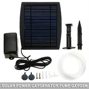 Fish Tank Solar Powered Oxygenator Kit 2.5W Waterproof Solar
