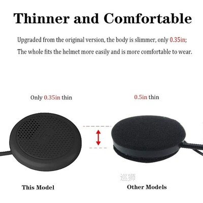 Moto Helmet Headset Bluetooth 5.0 Ultra-thin Motorcycle Earp