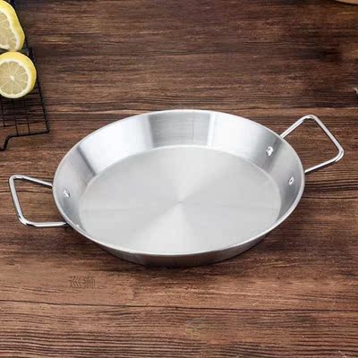 Restaurant Flat Strip Ltalian Paella Double Ear Seafood Pot