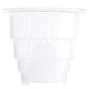 Clear Flower Pot Orchid Pot With Breathable Hole Slotted Pla