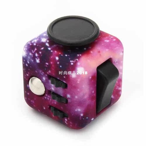 Fidget Cube 3.3cm Vinyl Desk Finger Toys Squeeze Fun Anti St