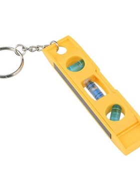 Mini 3 Bubble Level with Keychain Magnetic Level Meter Measu