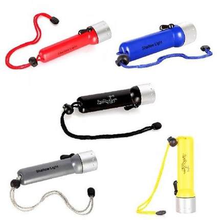 Diving Flashlight Handheld Divers Torch with Lanyard