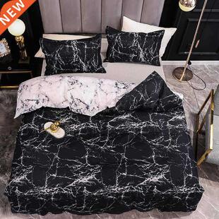 Marble Bedding Set For Bedroom Soft Bedspreads For Double Be