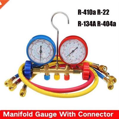 Manifold Gauge With Connector Refrigerant Device Pressure G