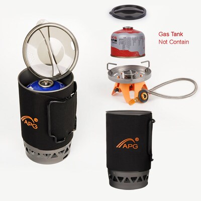 APG Portable 1400ml Cooking System Outdoor Camping Stove Hea