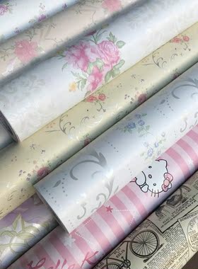 Wallpaper self-adhesive, bedroom warm, waterproof, dormitory