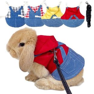 Pet Rabbit Soft Flower Skirt Overalls Small Animal Clothes