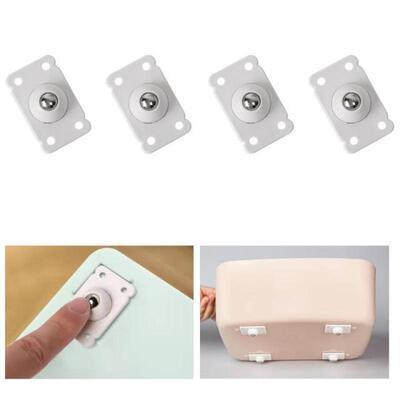 Paste Sheave Universal Wheel 4Pcs Mountable Box Bottom Sheav