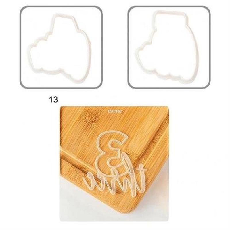 Cake Cutter Mold Food Grade Cookie Stamp Multi Styles Easy