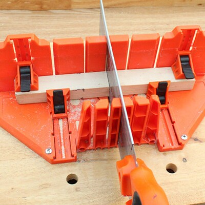 Wood Working Hand Saws Clamped Box 12 14 inch Miter Saw Cabi