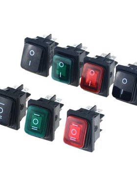 1PCS KCD2/KCD4 ON-OFF 16A/250V 4Pin/6P DPST Sealed Waterproo