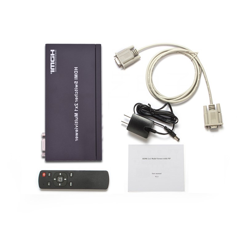 HDMI 2x1 Multi-Viewer with PIP 2 PORT hdmi switcher seamless