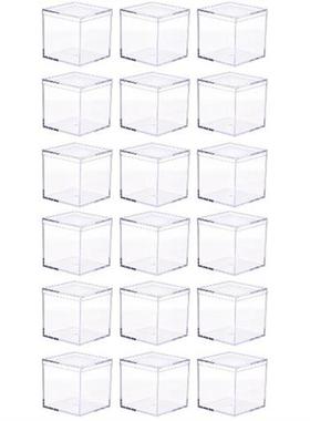Box Boxes Acrylic Clear Candy Cube Gift Packing Jewelry