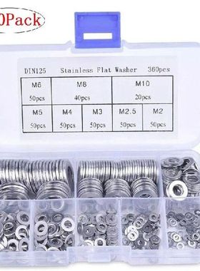 Stainless Steel Sealing Solid Gasket Washer M2 M2.5 M3 M4