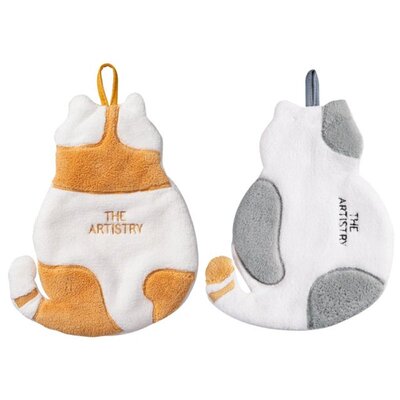 2022 New Cute Hanging Hand Wash Towel Super Absorbent Microf