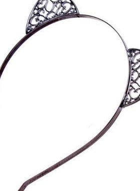 haimeikang cat ears crown tiara headband for women hair发饰