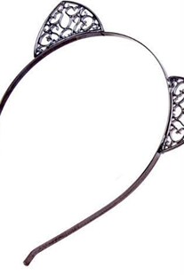 haimeikang cat ears crown tiara headband for women hair发饰