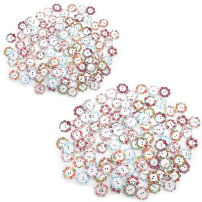 button buttons for clothing  Painted Wooden Buttons Mixed Pl