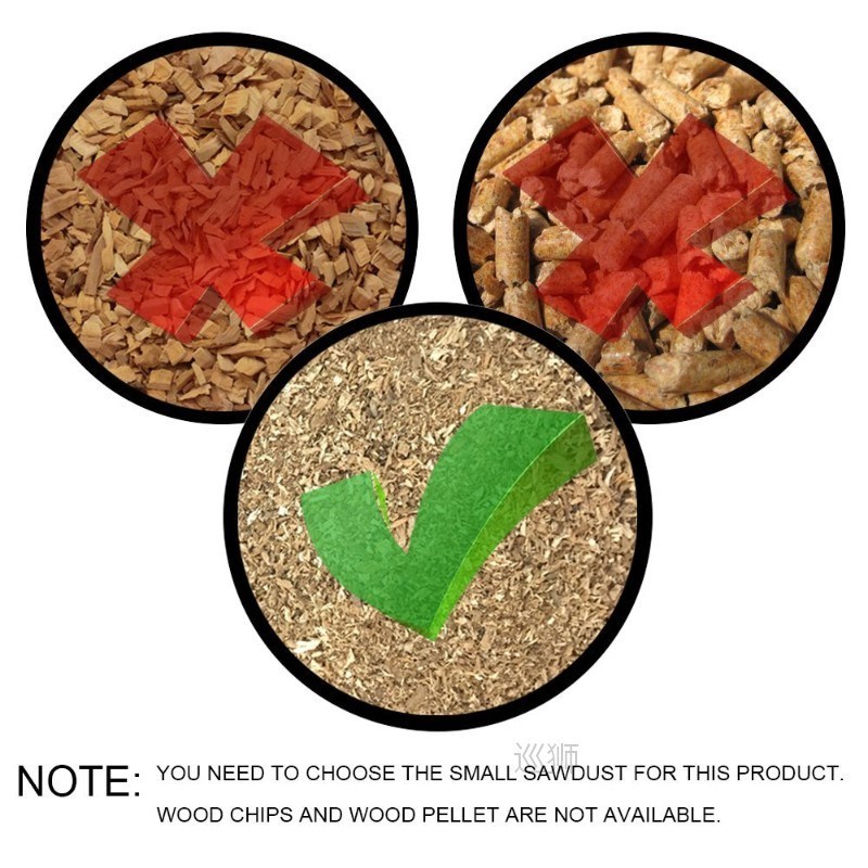 BBQ Wood Sawdust Apple Cherry Oak Dried Wooden Shavings Saw