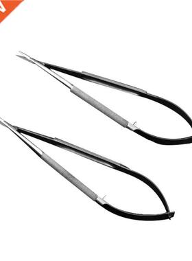 Microscopic Scissor Forcep Probe Micro Hook Tweezer Spatula
