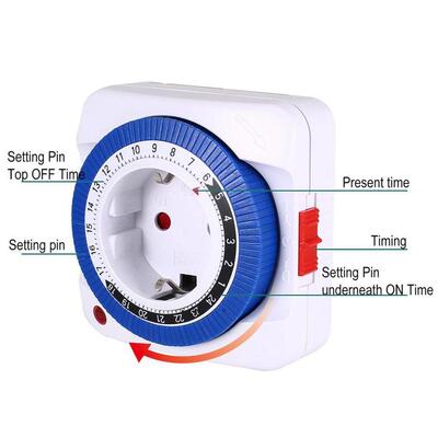 Timer Switch Socket Automatically Turn On Off Electrical