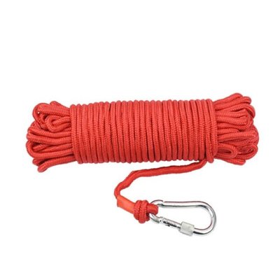 20m/787.40in Red Nylon Line Braided Rope Good for Fishing Cl